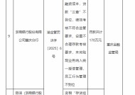 浙商银行重庆分行被罚170万元：因变相“存贷挂钩”增加企业融资成本等违法违规行为