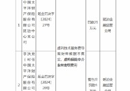 太平洋财险延边中心支公司被罚款21万元：因虚构保险中介业务套取费用