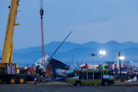 韩国空难调查关注鸟击和起落架 对逾百架在役波音737-800启动特别检查